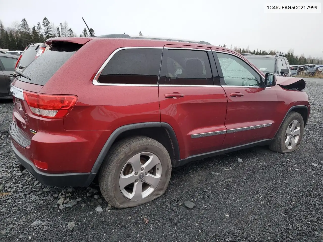 1C4RJFAG5CC217999 2012 Jeep Grand Cherokee Laredo