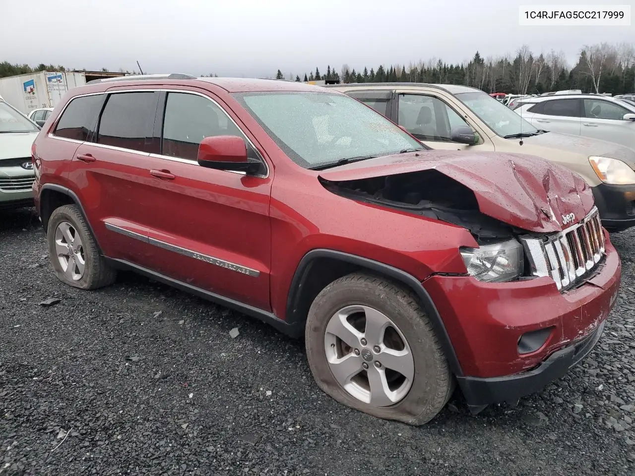 1C4RJFAG5CC217999 2012 Jeep Grand Cherokee Laredo