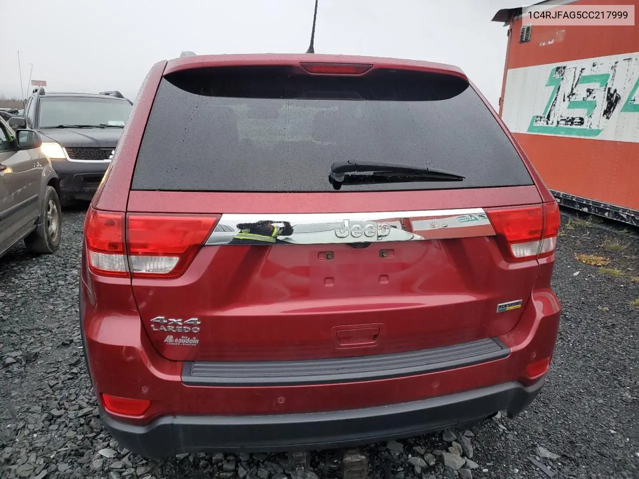 1C4RJFAG5CC217999 2012 Jeep Grand Cherokee Laredo