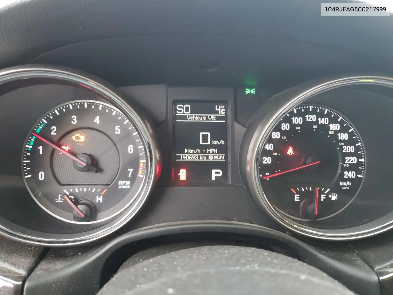 1C4RJFAG5CC217999 2012 Jeep Grand Cherokee Laredo