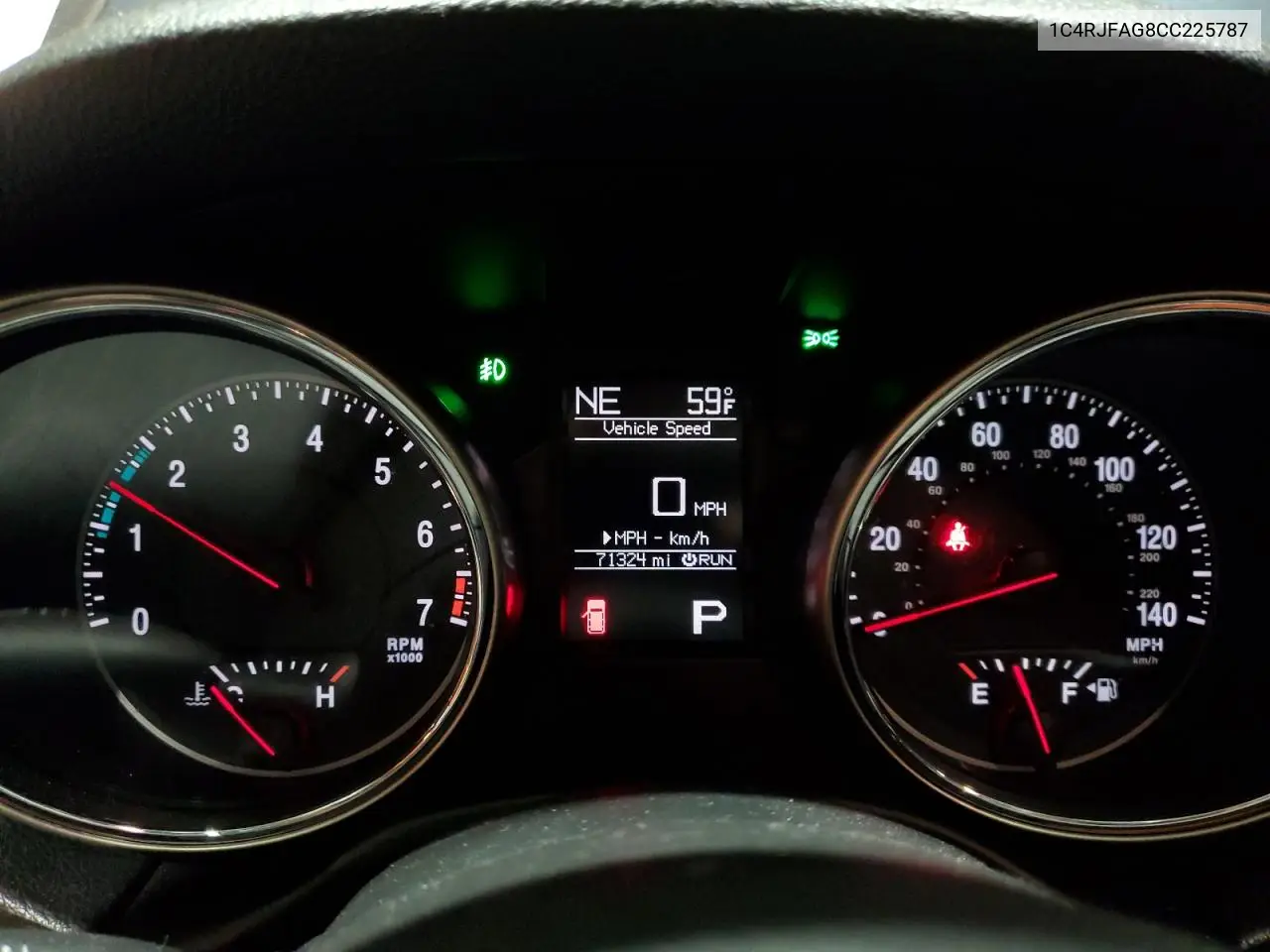 1C4RJFAG8CC225787 2012 Jeep Grand Cherokee Laredo