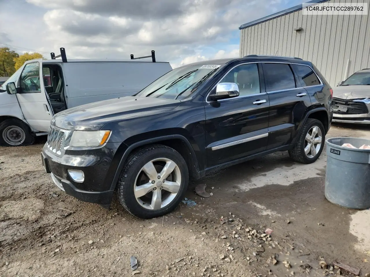 1C4RJFCT1CC289762 2012 Jeep Grand Cherokee Overland