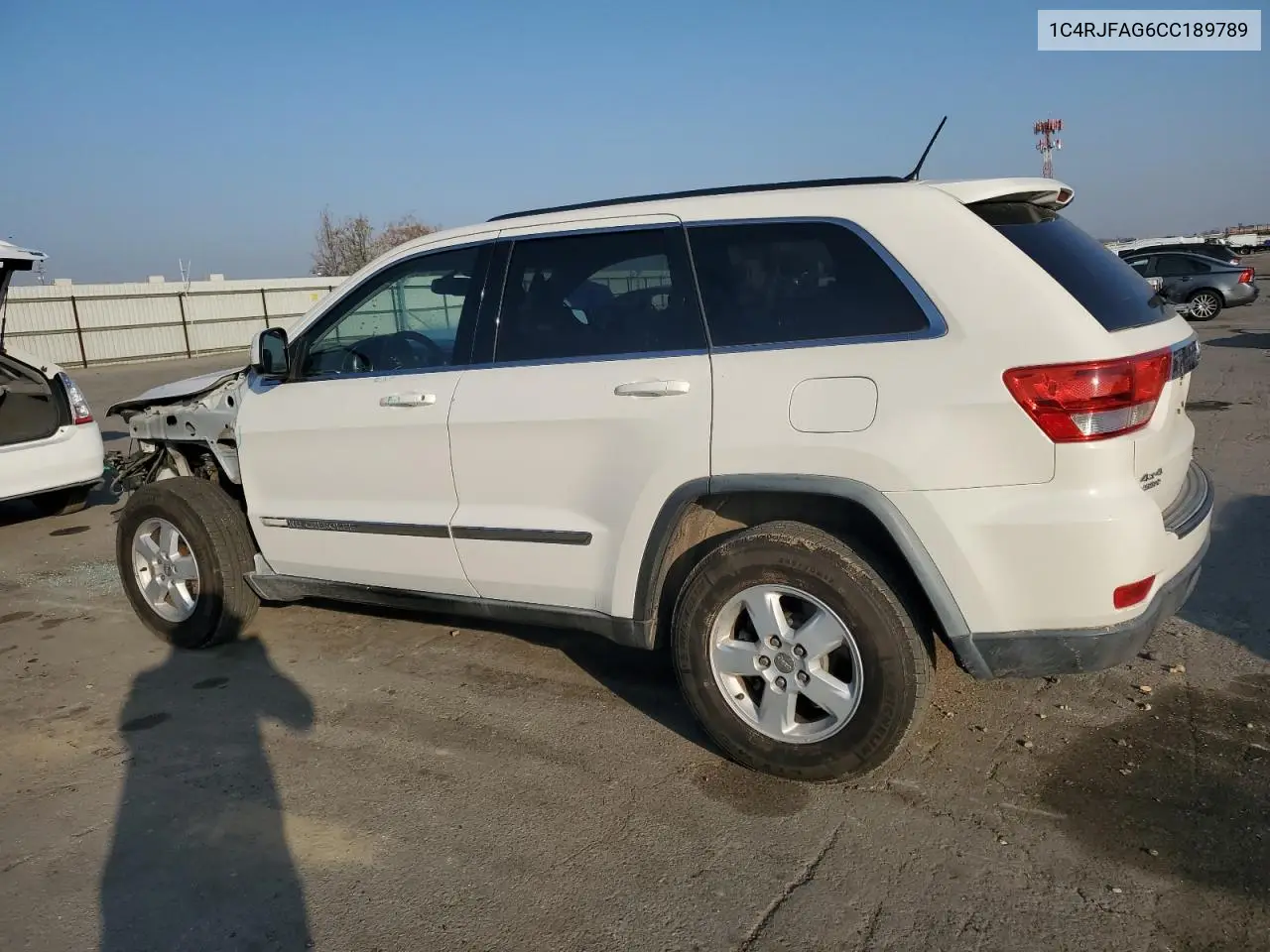 1C4RJFAG6CC189789 2012 Jeep Grand Cherokee Laredo