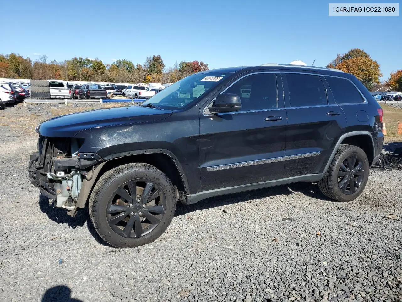 1C4RJFAG1CC221080 2012 Jeep Grand Cherokee Laredo