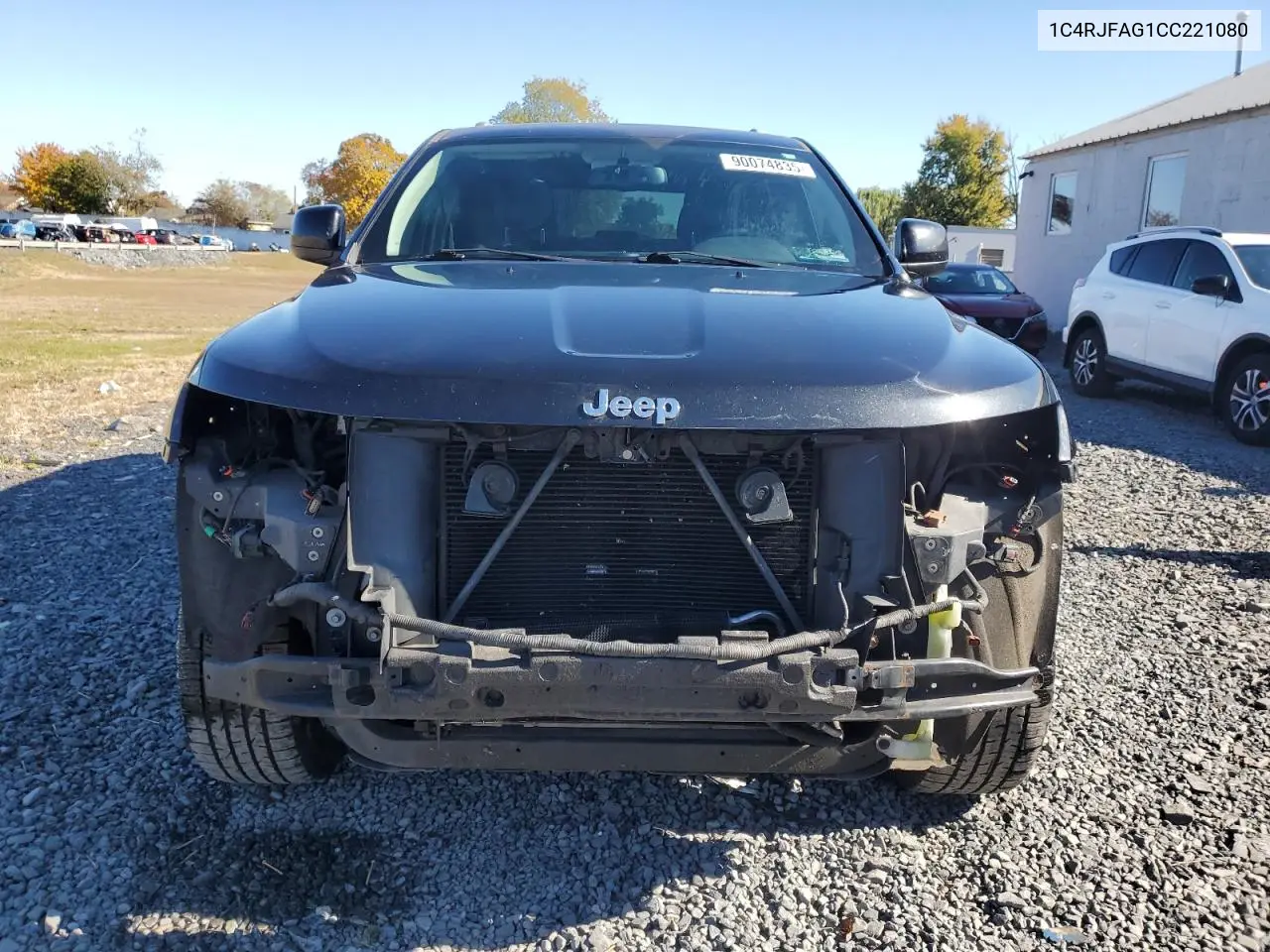 1C4RJFAG1CC221080 2012 Jeep Grand Cherokee Laredo