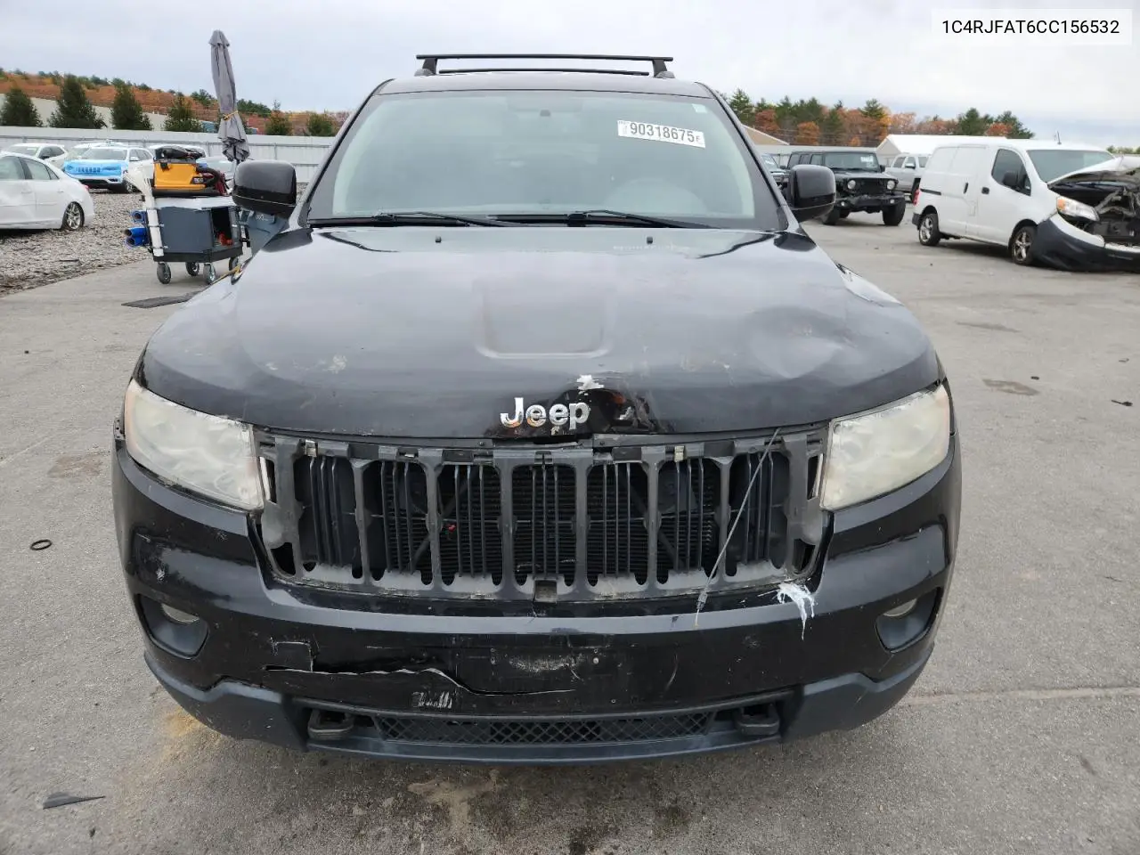 1C4RJFAT6CC156532 2012 Jeep Grand Cherokee Laredo