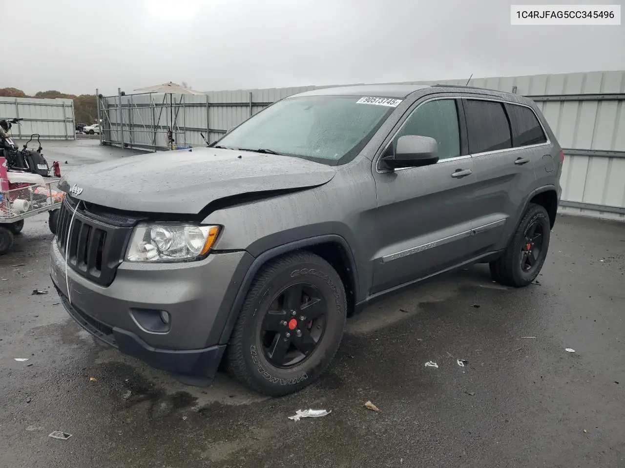 1C4RJFAG5CC345496 2012 Jeep Grand Cherokee Laredo