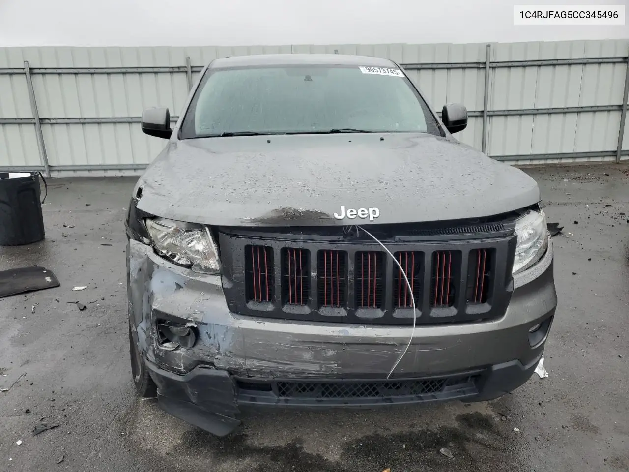 1C4RJFAG5CC345496 2012 Jeep Grand Cherokee Laredo