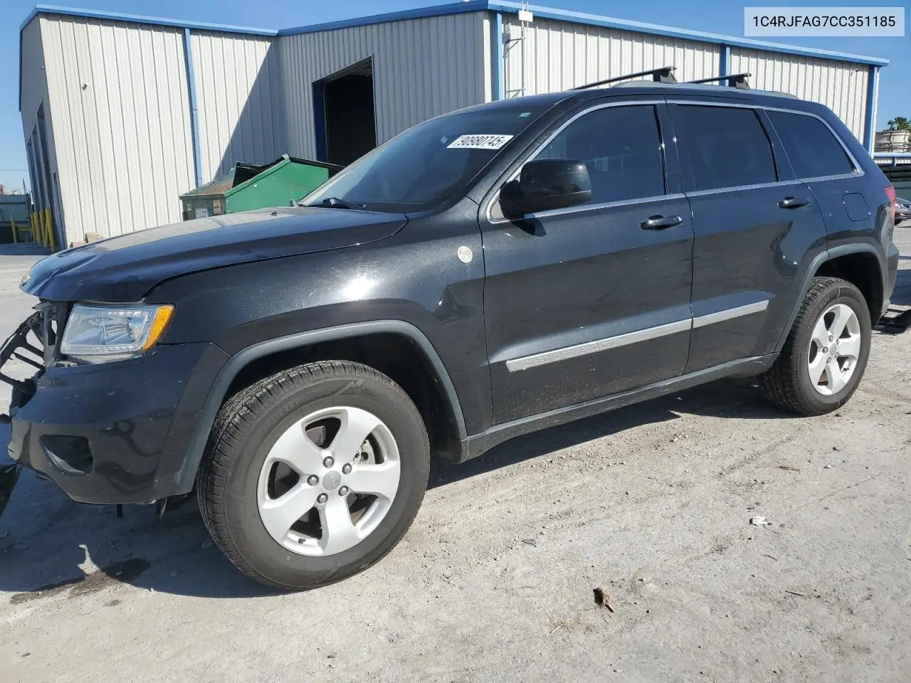 1C4RJFAG7CC351185 2012 Jeep Grand Cherokee Laredo