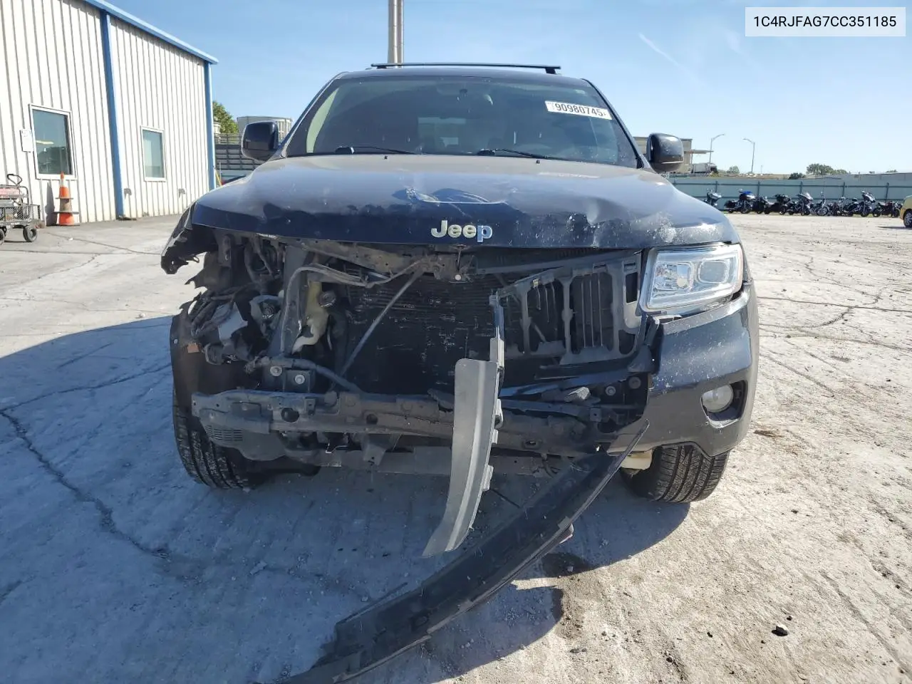 1C4RJFAG7CC351185 2012 Jeep Grand Cherokee Laredo