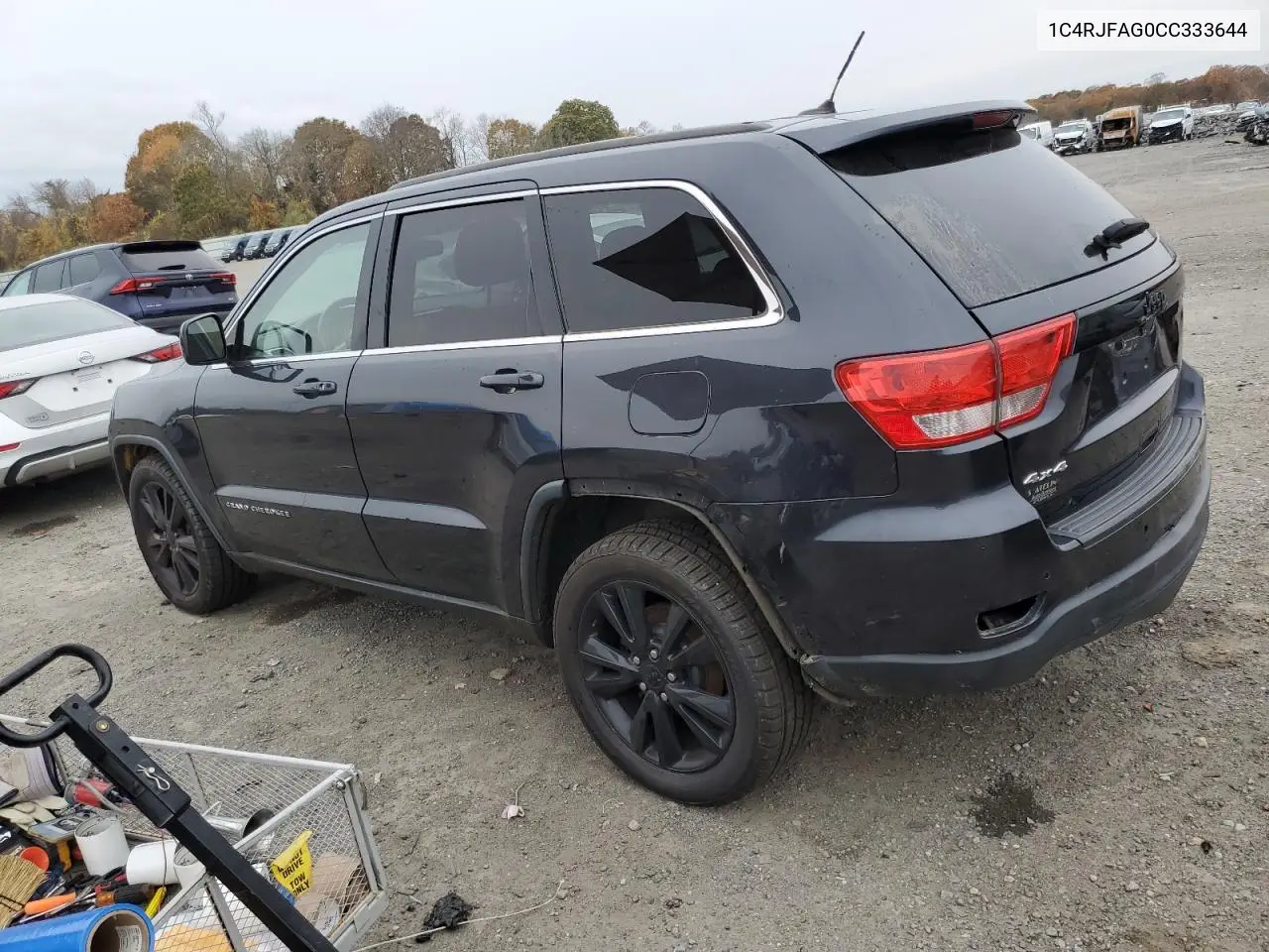 1C4RJFAG0CC333644 2012 Jeep Grand Cherokee Laredo