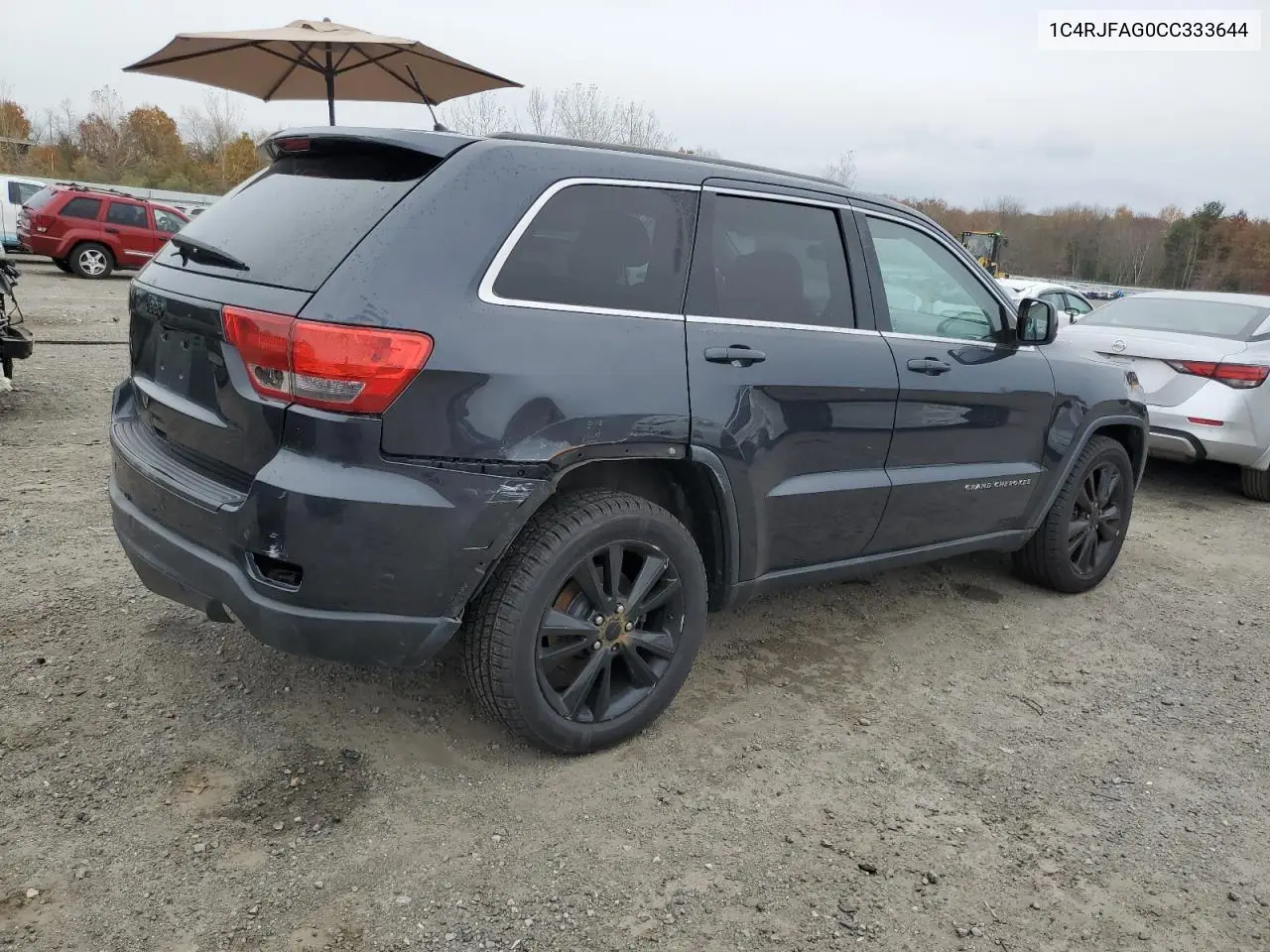 1C4RJFAG0CC333644 2012 Jeep Grand Cherokee Laredo
