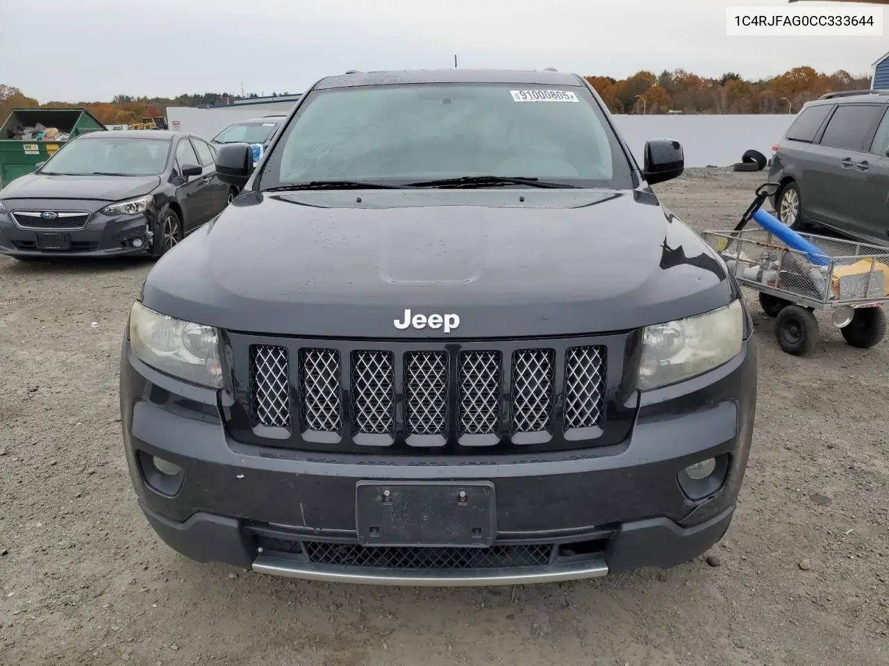 1C4RJFAG0CC333644 2012 Jeep Grand Cherokee Laredo