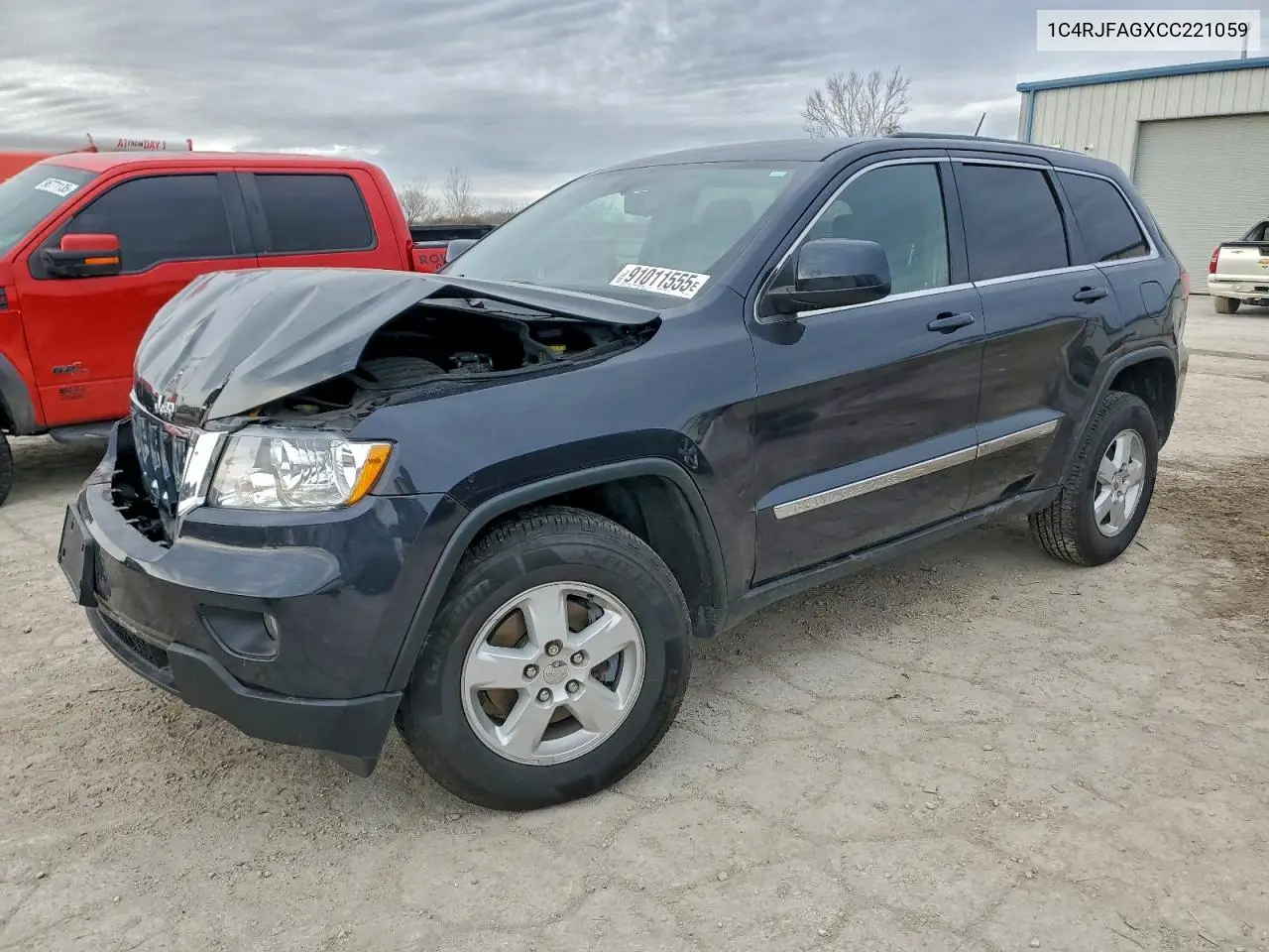 1C4RJFAGXCC221059 2012 Jeep Grand Cherokee Laredo