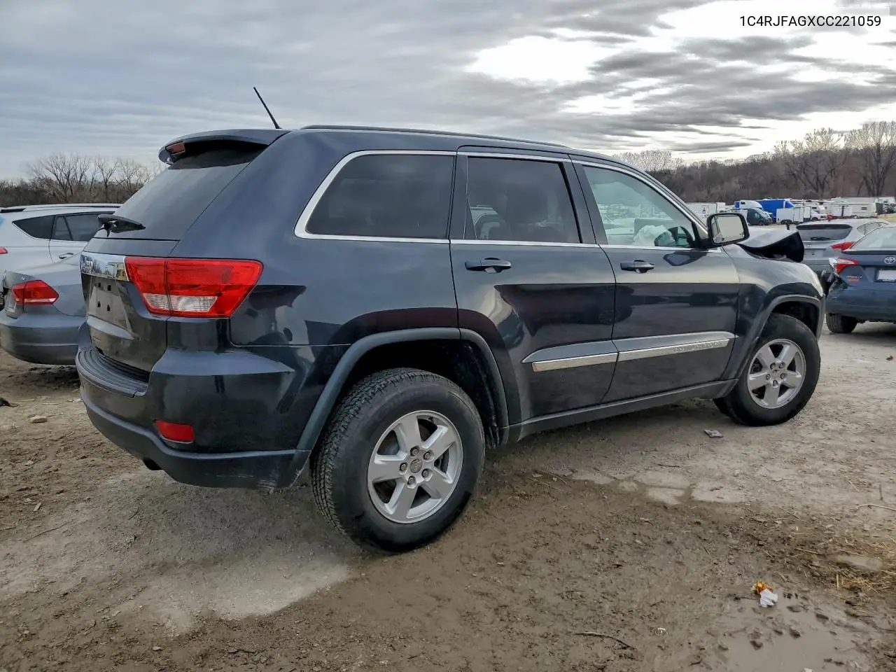 1C4RJFAGXCC221059 2012 Jeep Grand Cherokee Laredo