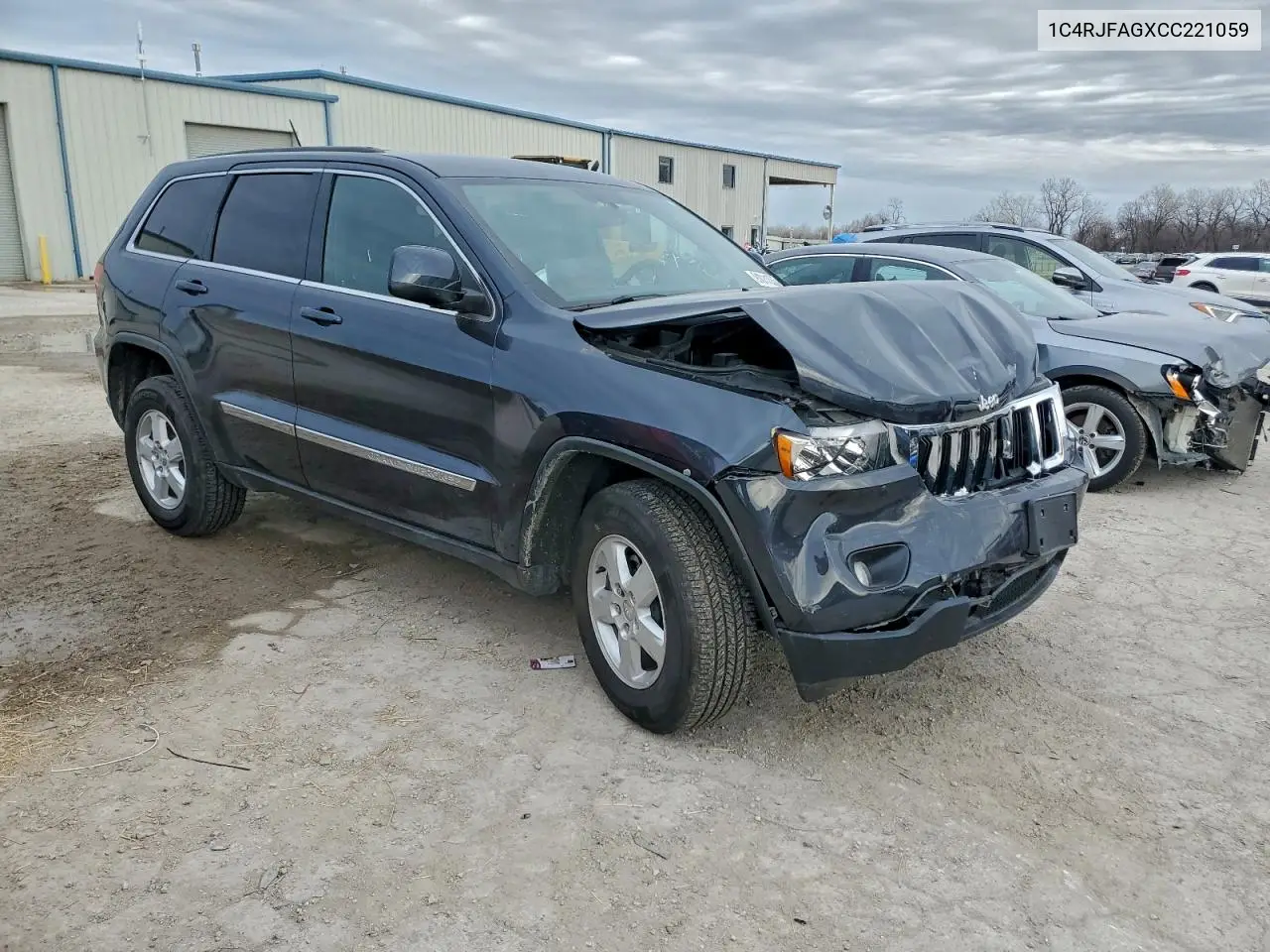1C4RJFAGXCC221059 2012 Jeep Grand Cherokee Laredo