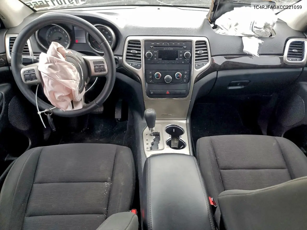 1C4RJFAGXCC221059 2012 Jeep Grand Cherokee Laredo