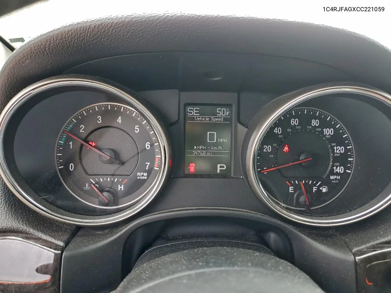 1C4RJFAGXCC221059 2012 Jeep Grand Cherokee Laredo