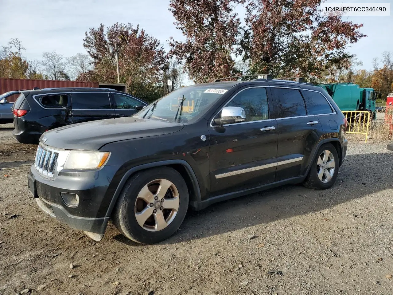 1C4RJFCT6CC346490 2012 Jeep Grand Cherokee Overland