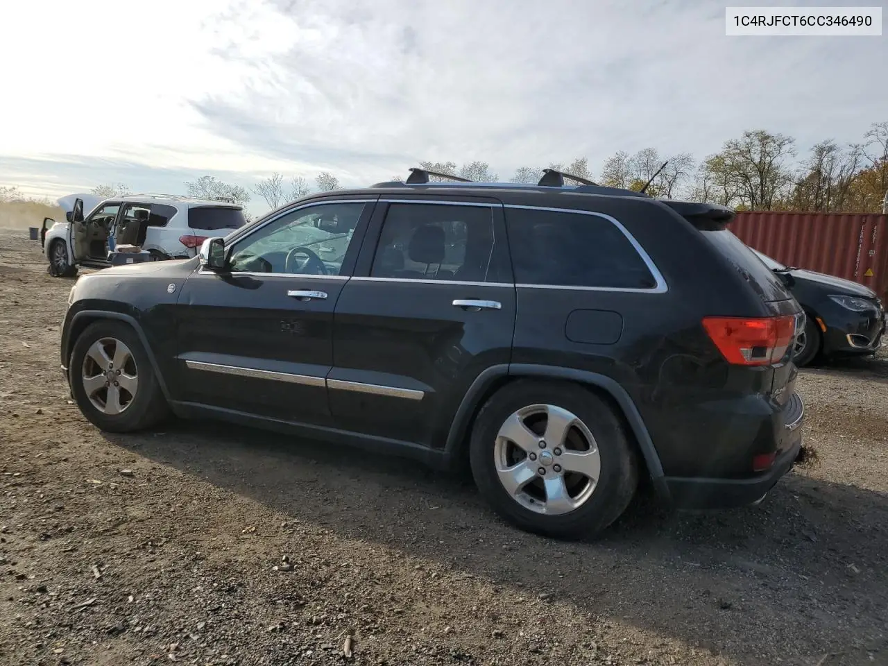1C4RJFCT6CC346490 2012 Jeep Grand Cherokee Overland