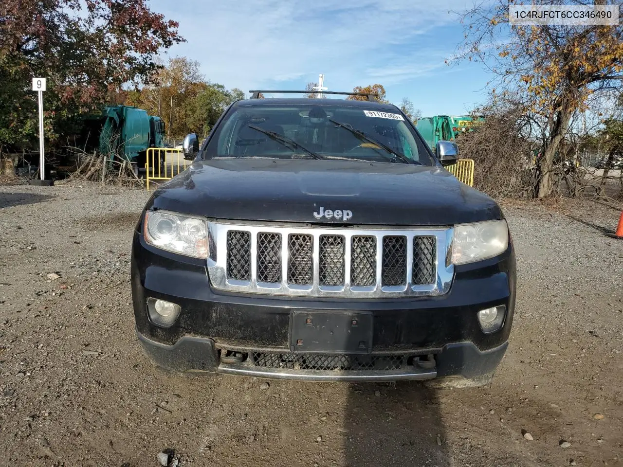 1C4RJFCT6CC346490 2012 Jeep Grand Cherokee Overland