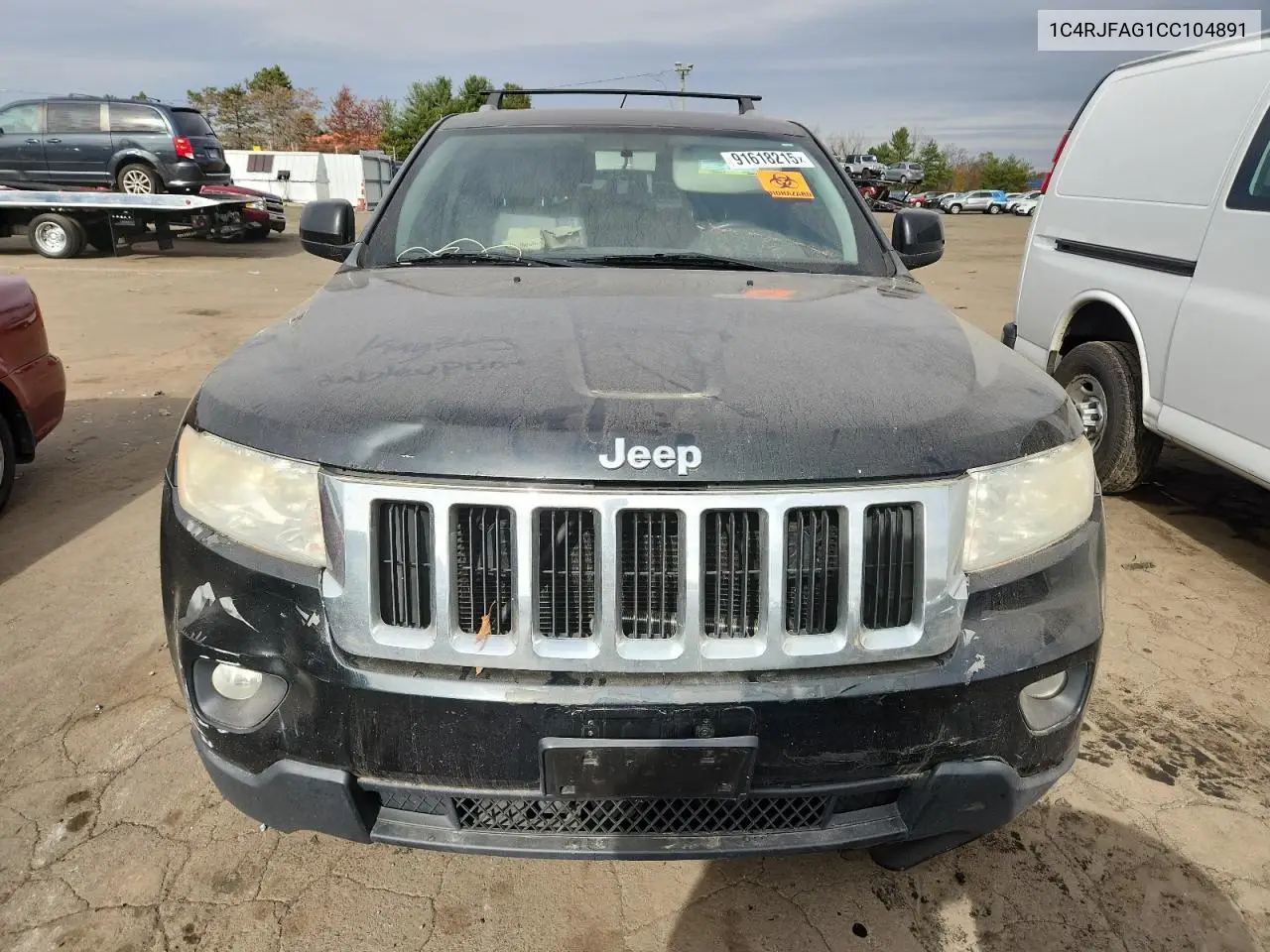 1C4RJFAG1CC104891 2012 Jeep Grand Cherokee Laredo
