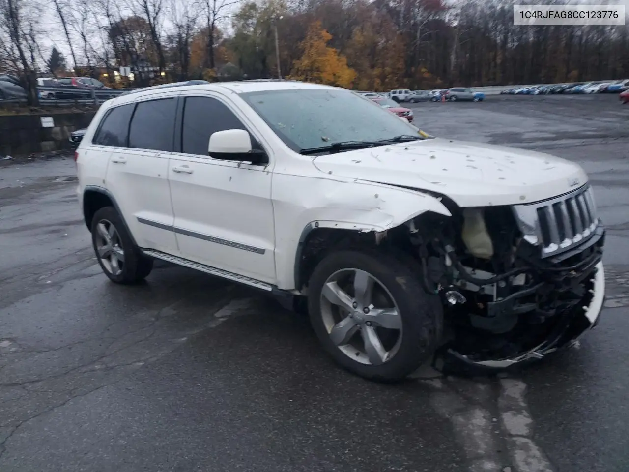 1C4RJFAG8CC123776 2012 Jeep Grand Cherokee Laredo
