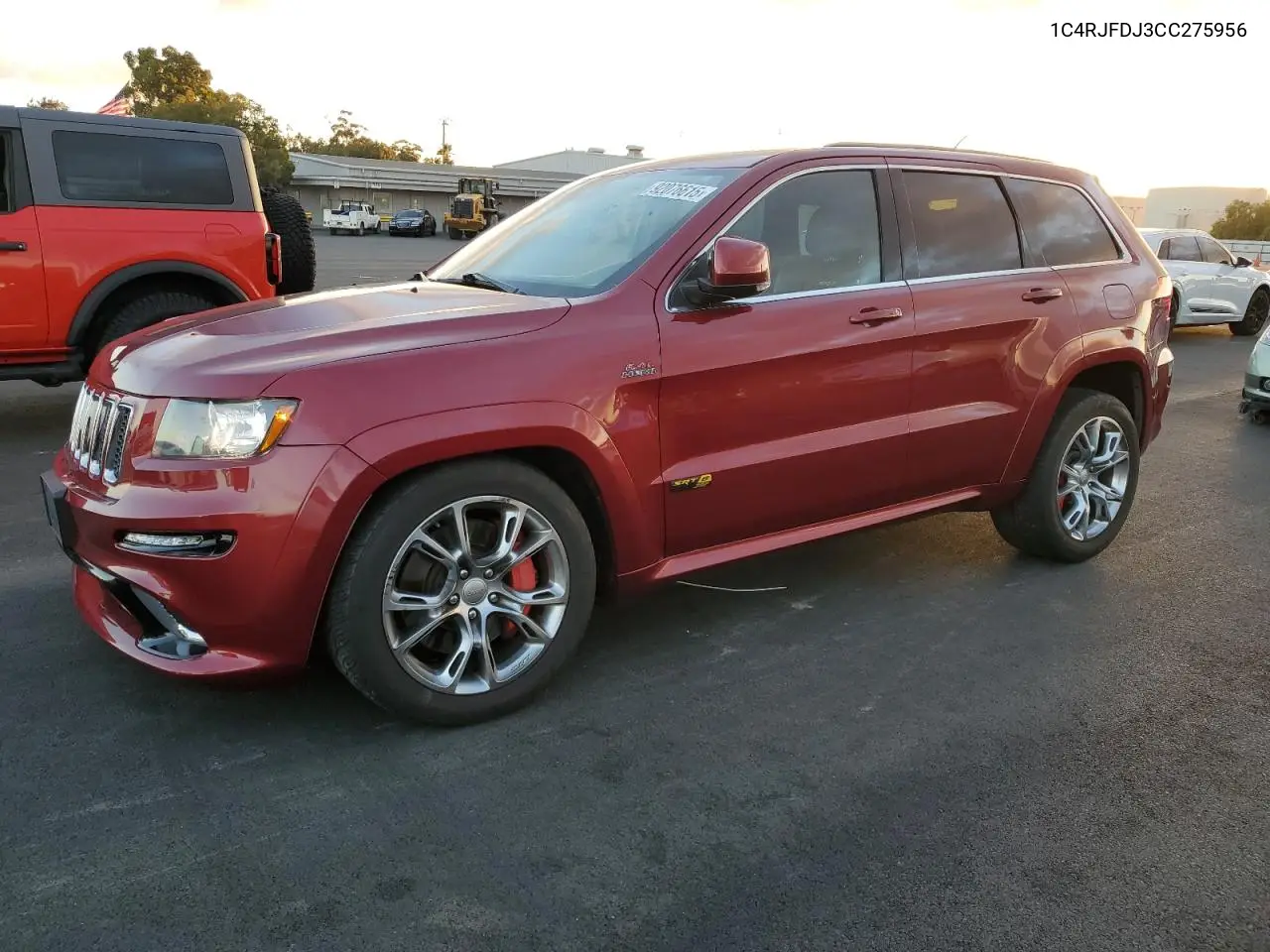 1C4RJFDJ3CC275956 2012 Jeep Grand Cherokee Srt-8