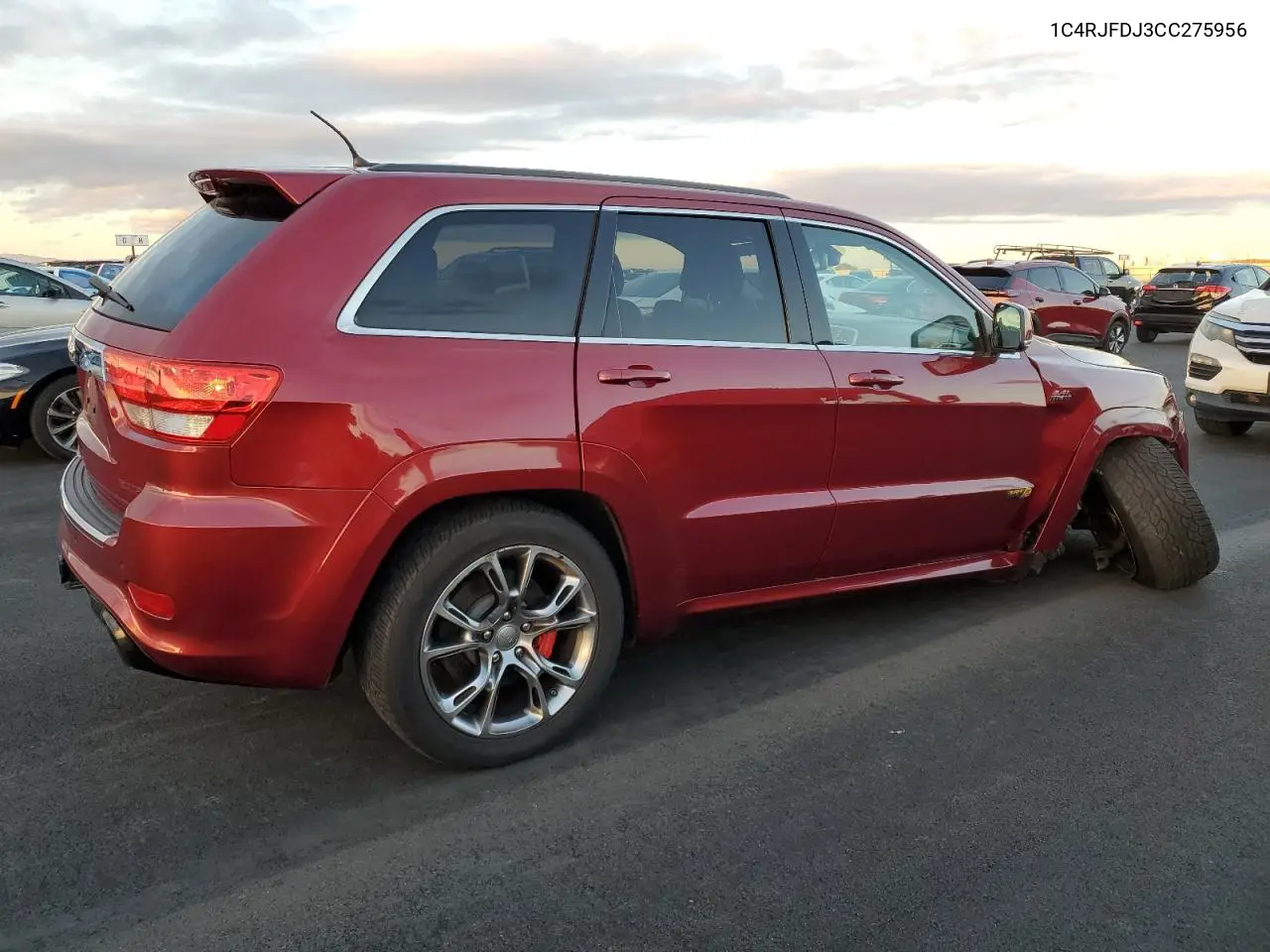 1C4RJFDJ3CC275956 2012 Jeep Grand Cherokee Srt-8