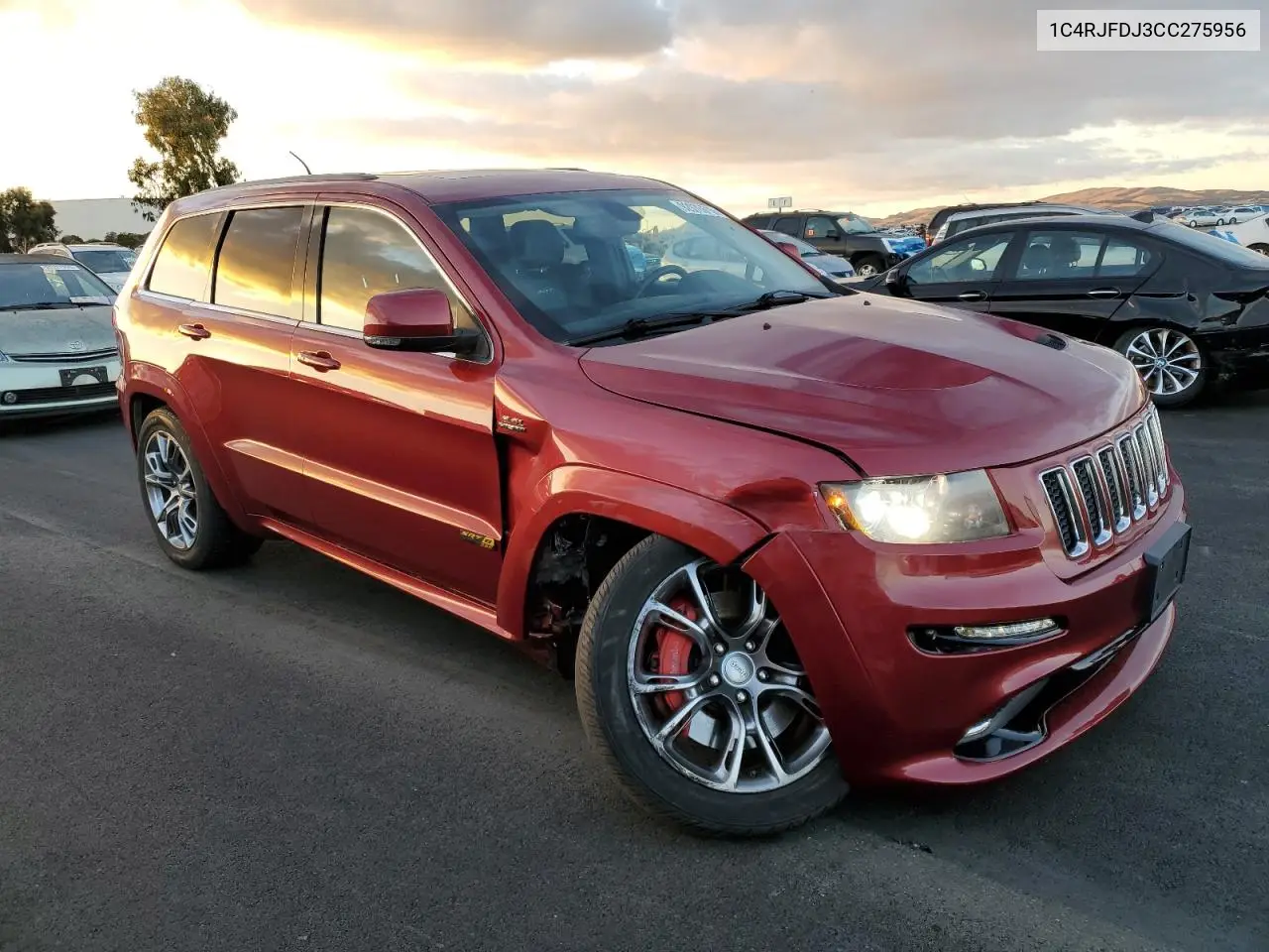 1C4RJFDJ3CC275956 2012 Jeep Grand Cherokee Srt-8