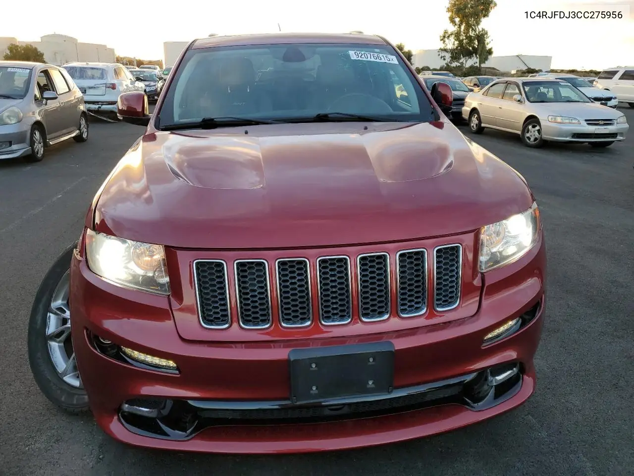 1C4RJFDJ3CC275956 2012 Jeep Grand Cherokee Srt-8