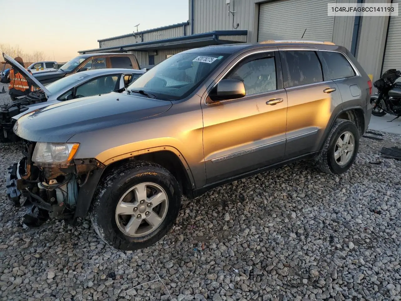 1C4RJFAG8CC141193 2012 Jeep Grand Cherokee Laredo