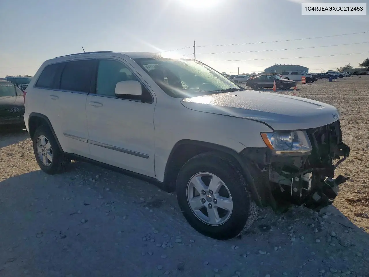 1C4RJEAGXCC212453 2012 Jeep Grand Cherokee Laredo