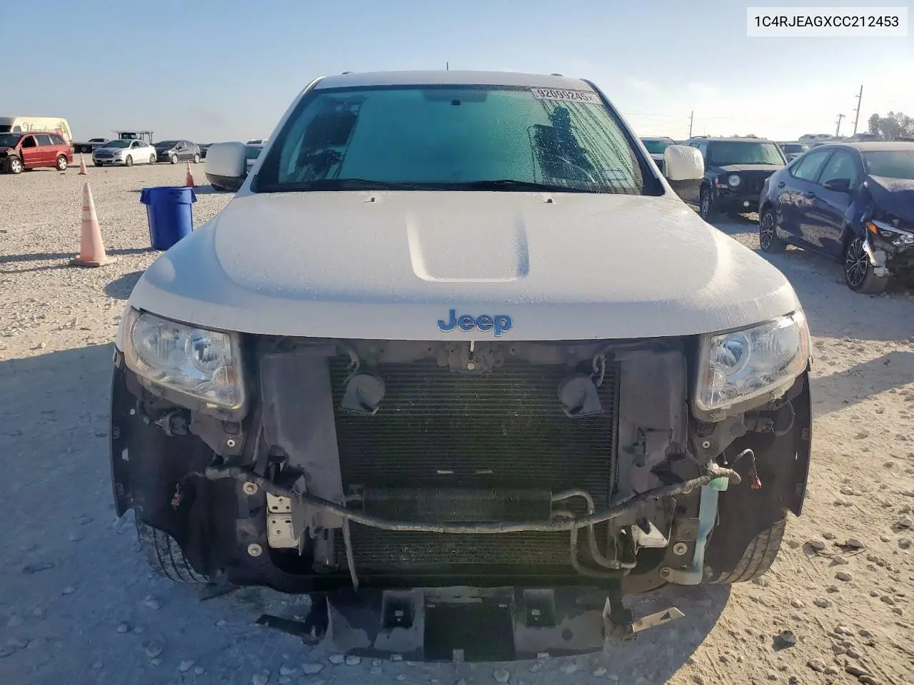 1C4RJEAGXCC212453 2012 Jeep Grand Cherokee Laredo