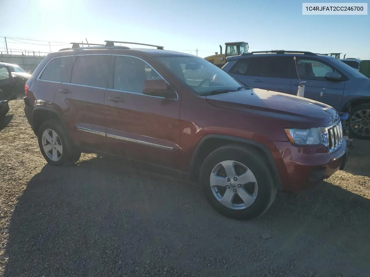 1C4RJFAT2CC246700 2012 Jeep Grand Cherokee Laredo