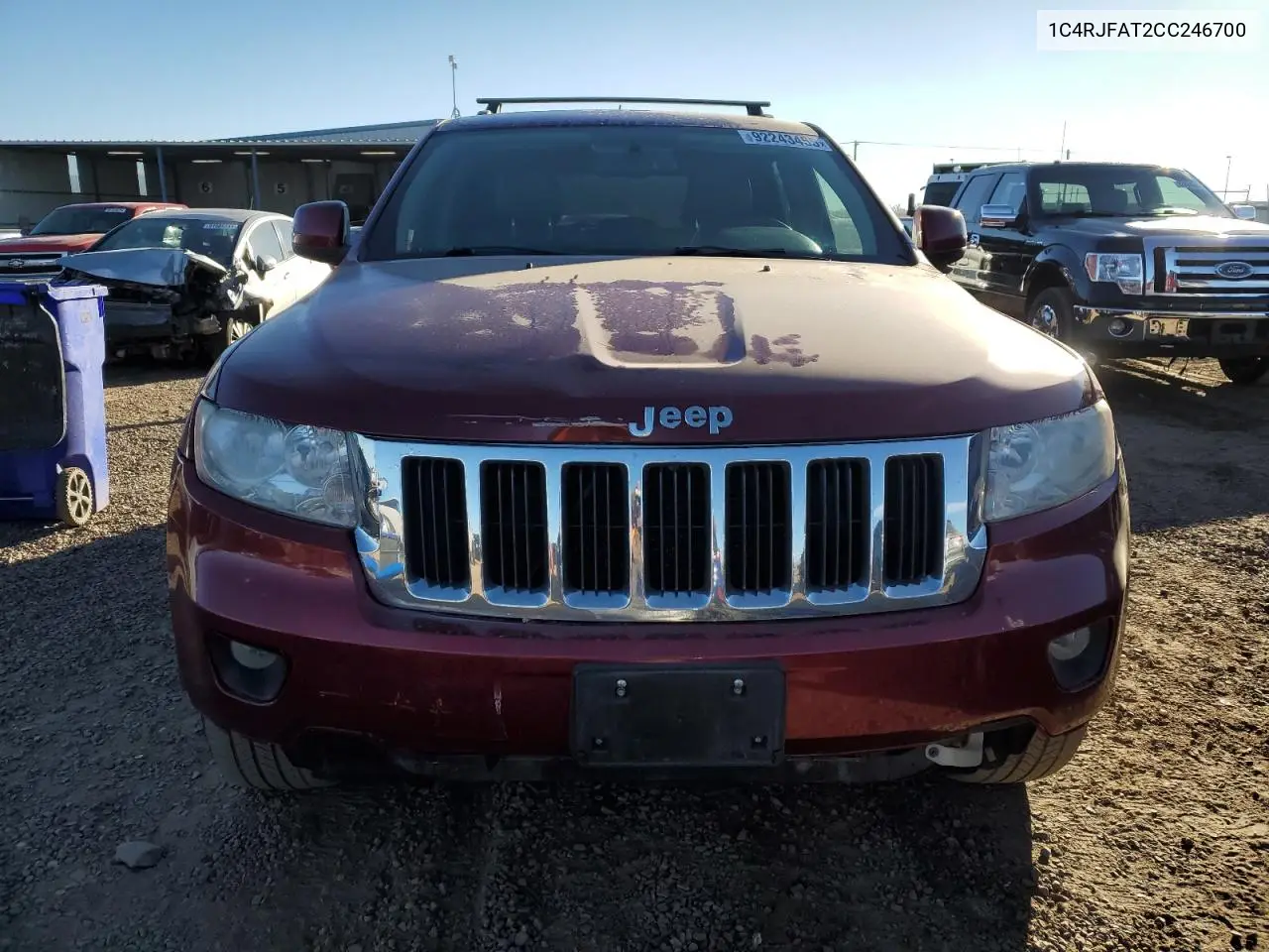 1C4RJFAT2CC246700 2012 Jeep Grand Cherokee Laredo