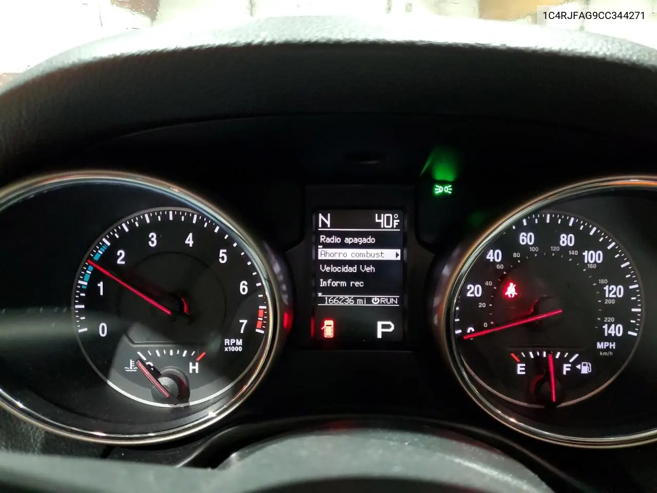 1C4RJFAG9CC344271 2012 Jeep Grand Cherokee Laredo