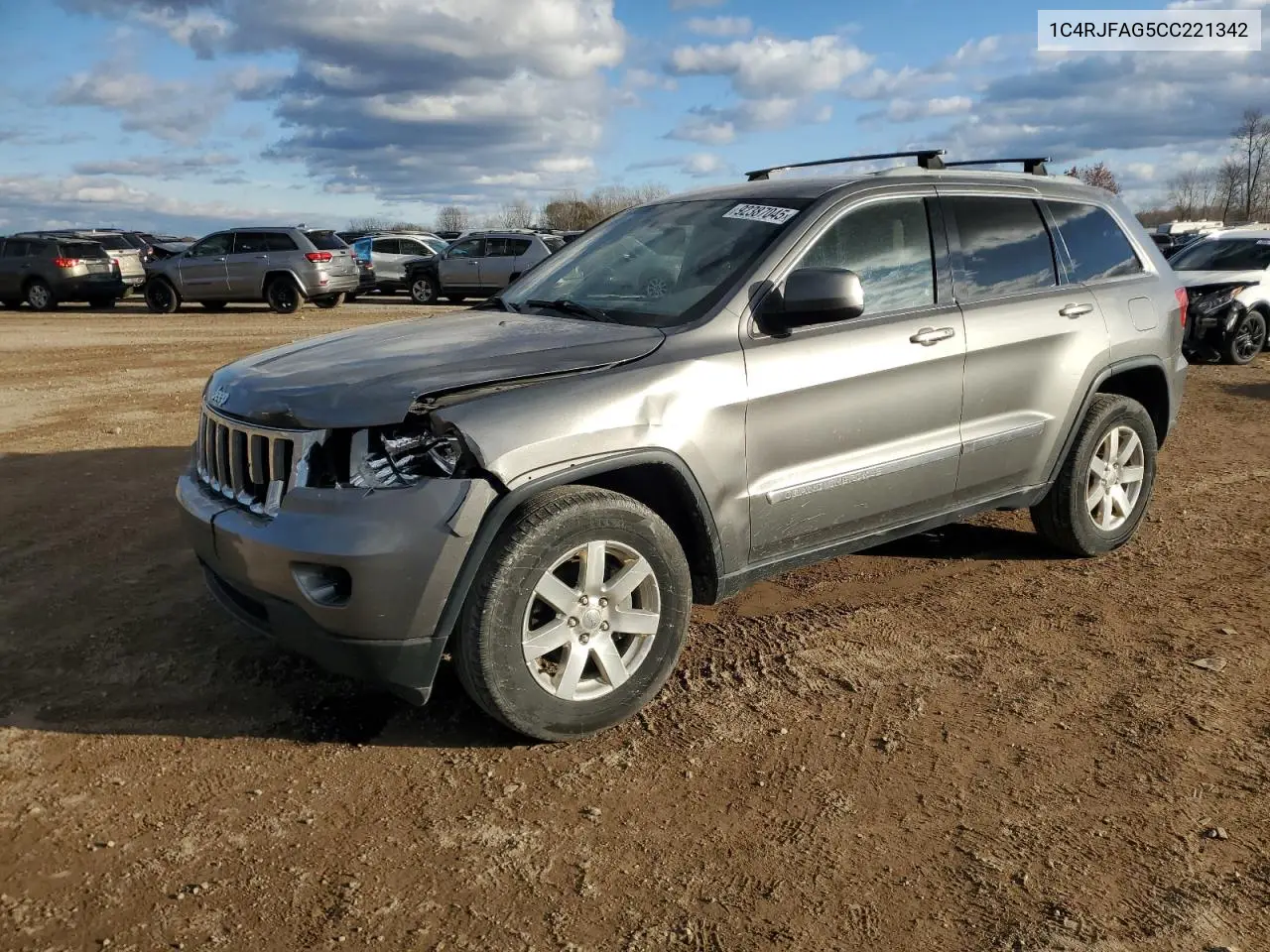 1C4RJFAG5CC221342 2012 Jeep Grand Cherokee Laredo