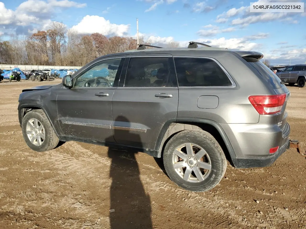 1C4RJFAG5CC221342 2012 Jeep Grand Cherokee Laredo