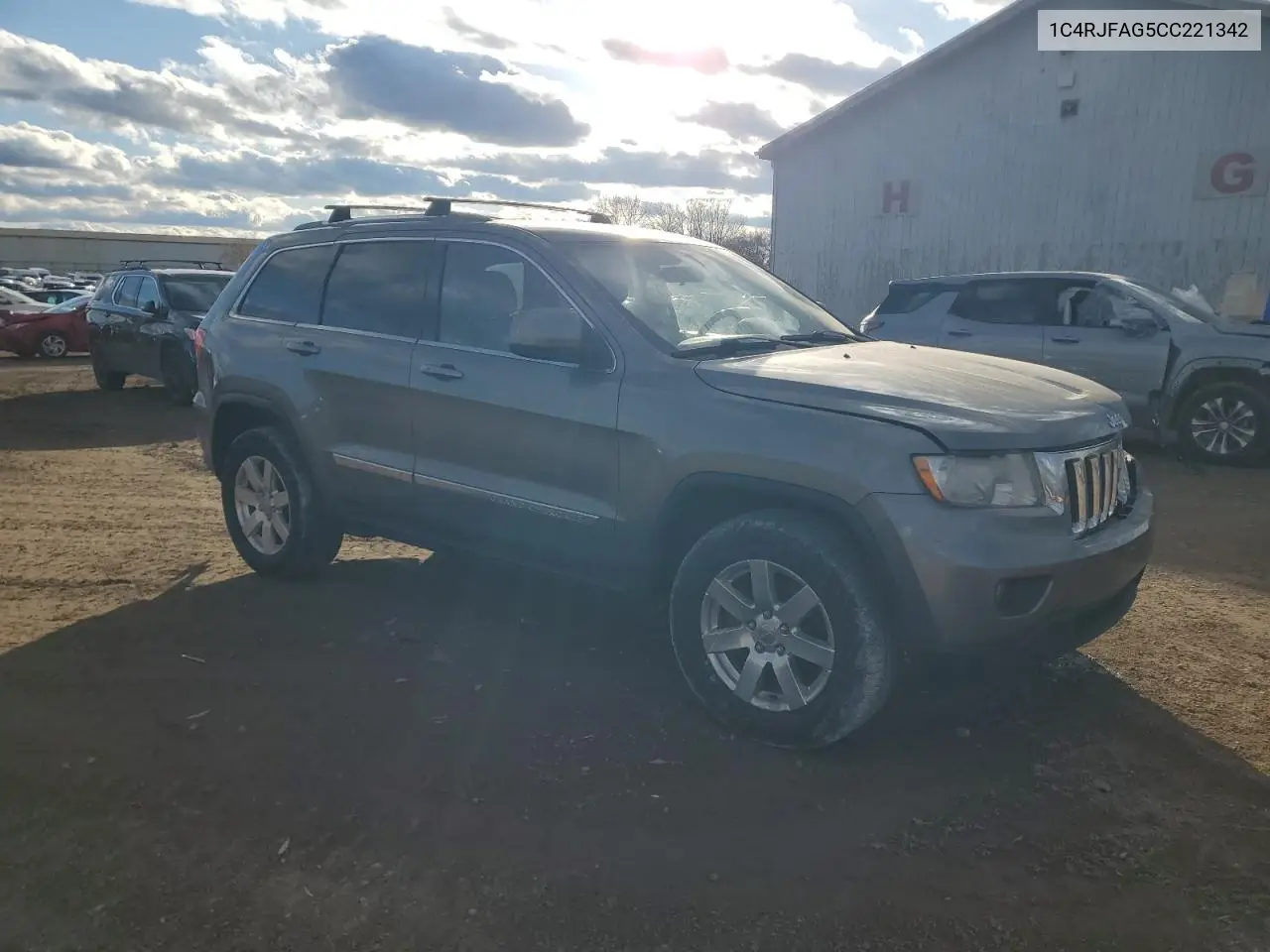 1C4RJFAG5CC221342 2012 Jeep Grand Cherokee Laredo