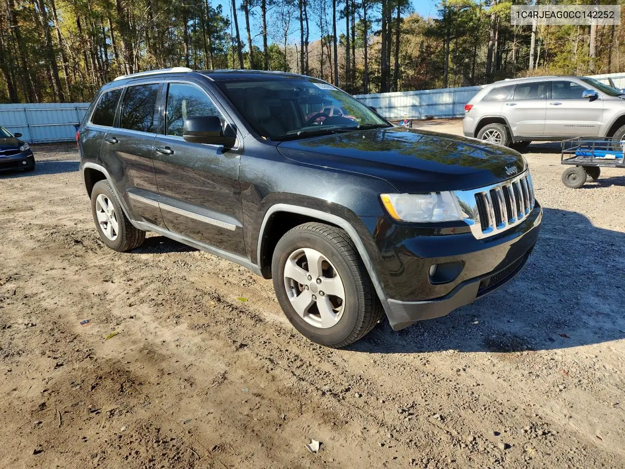 1C4RJEAG0CC142252 2012 Jeep Grand Cherokee Laredo