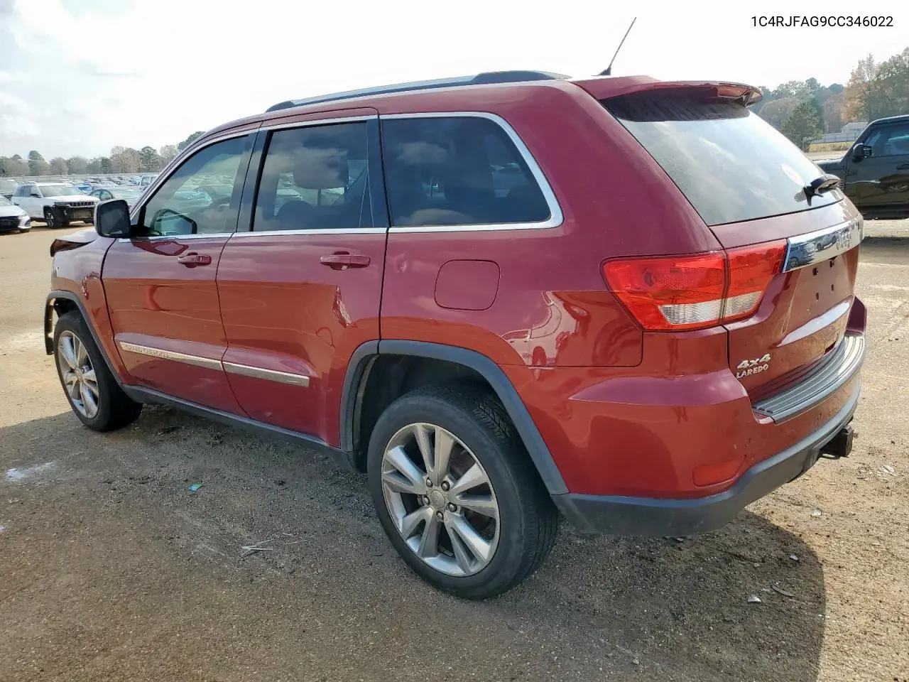 1C4RJFAG9CC346022 2012 Jeep Grand Cherokee Laredo