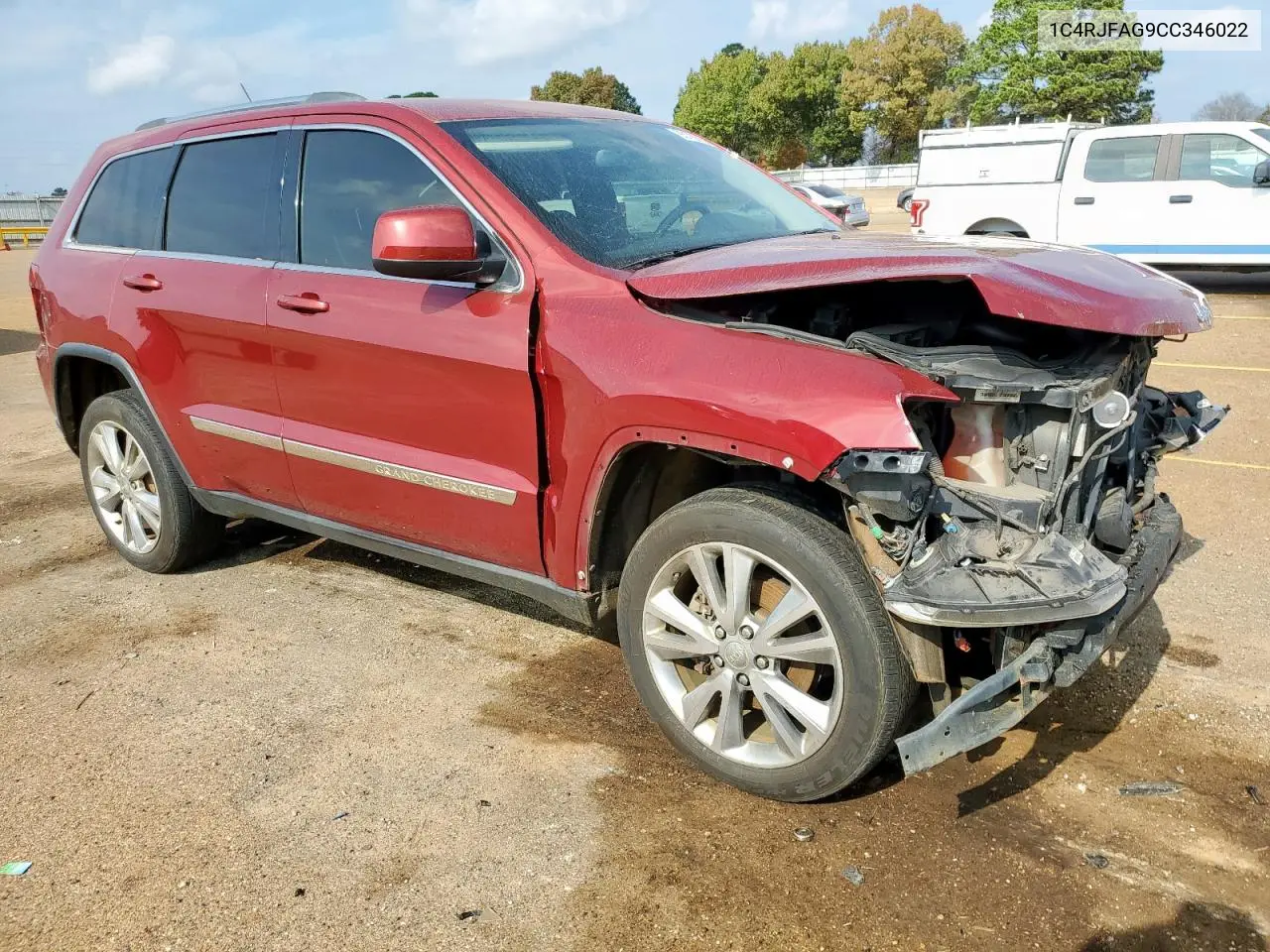 1C4RJFAG9CC346022 2012 Jeep Grand Cherokee Laredo