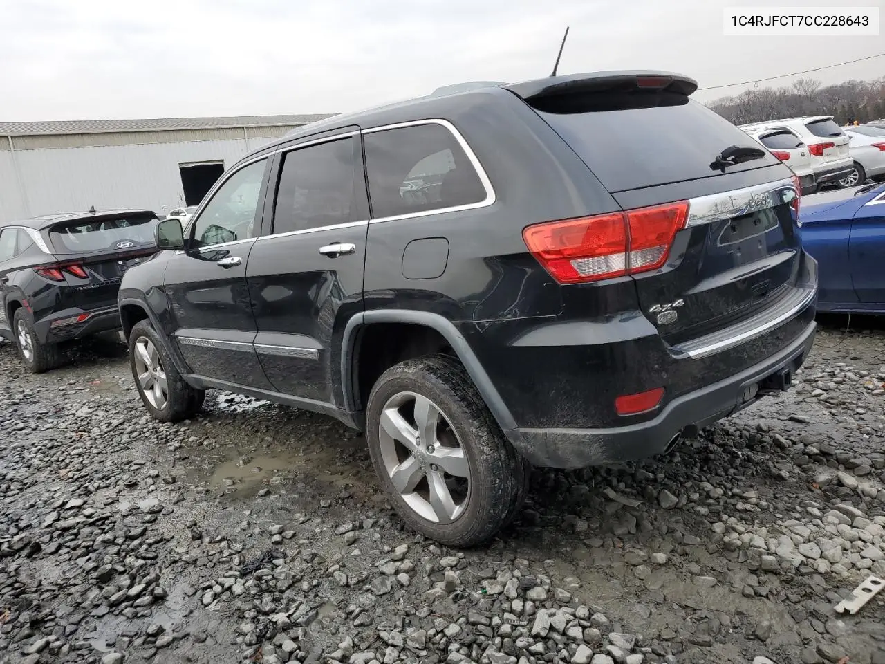 1C4RJFCT7CC228643 2012 Jeep Grand Cherokee Overland