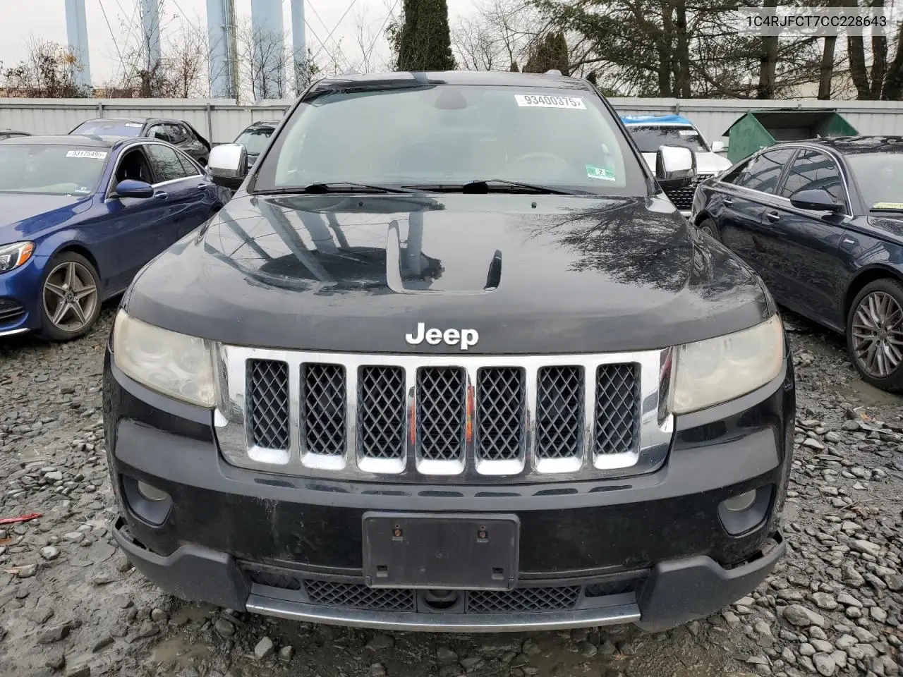 1C4RJFCT7CC228643 2012 Jeep Grand Cherokee Overland