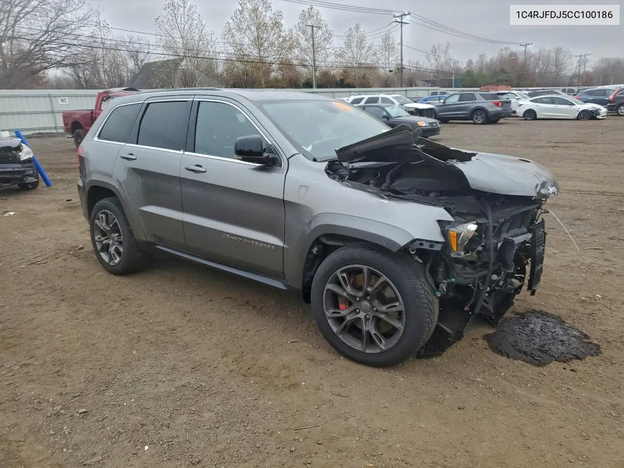 1C4RJFDJ5CC100186 2012 Jeep Grand Cherokee Srt-8
