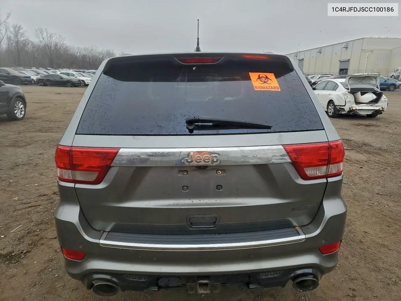 1C4RJFDJ5CC100186 2012 Jeep Grand Cherokee Srt-8