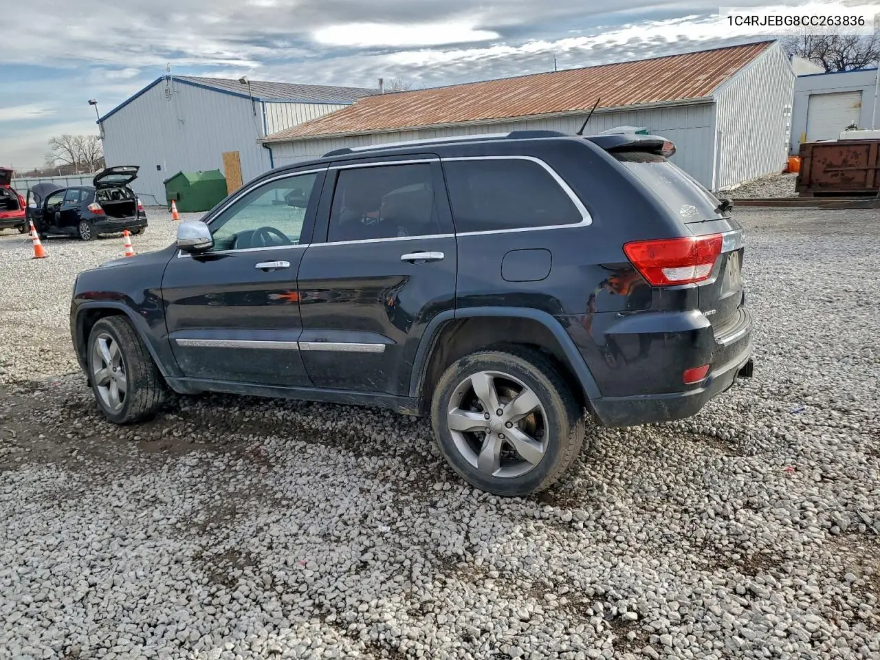 1C4RJEBG8CC263836 2012 Jeep Grand Cherokee Limited