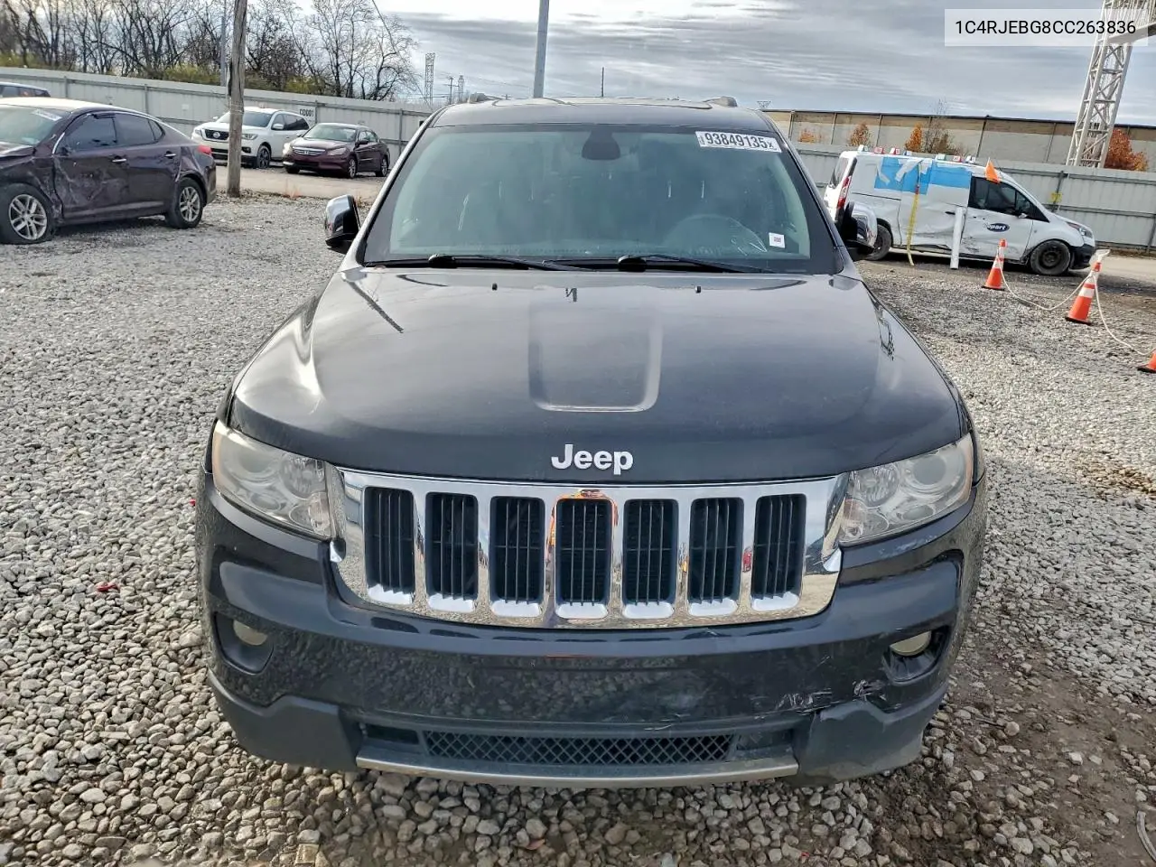 1C4RJEBG8CC263836 2012 Jeep Grand Cherokee Limited