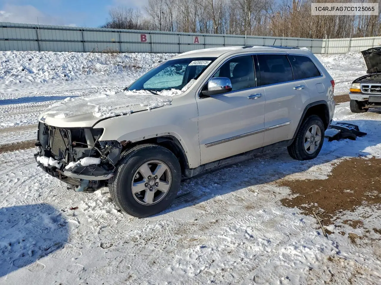 1C4RJFAG7CC125065 2012 Jeep Grand Cherokee Laredo